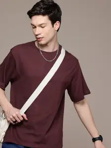 Moda Rapido Drop-Shoulder Sleeves Oversized Fit T-shirt