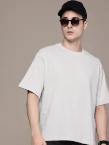 Moda Rapido Drop-Shoulder Sleeves Oversized Fit T-shirt