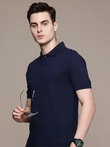 Moda Rapido Men Solid Polo Collar T-shirt