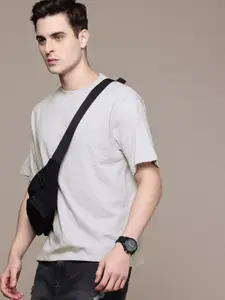 Moda Rapido Drop-Shoulder Sleeves Oversized Fit T-shirt