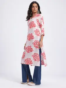Anouk Printed Straight Kurta