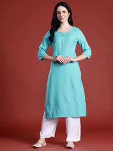 Anouk Solid A-Line Kurta