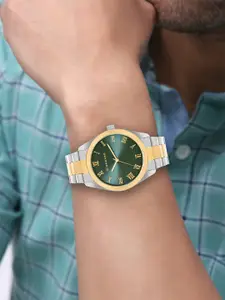 GIORDANO Men Dial & Stainless Steel Bracelet Style Straps Analogue Watch GZ-50112-88