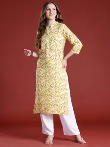 Anouk Floral Printed Floral Kurta
