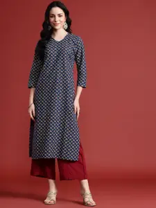 Anouk Women Ethnic Motifs Printed Kurta