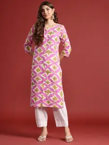 Anouk Geometric Printed Kurta