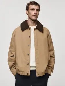 MANGO MAN Pure Cotton Tailored Jacket