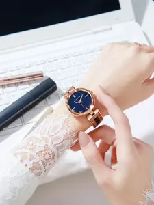 GIORDANO Luxurious Women Analogue Watch With Elegant Diamond Cut Glass GZ-60082-33