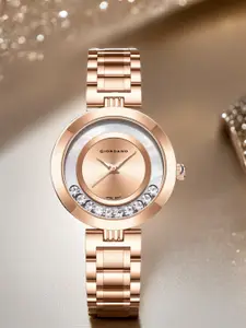 Giordano Dancing Diamonds Collection Watch Women Stainless Steel Strap & 3 Hand Mechanism