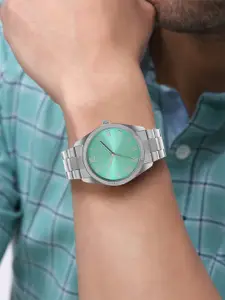 GIORDANO Men Dial & Stainless Steel Straps Analogue Watch GZ-50112-99