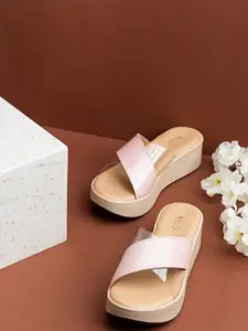 Inc 5 Women Colourblocked Flatform Sandals