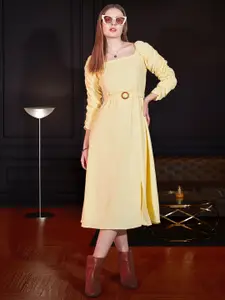 DressBerry Women A-Line Dress Comes with a belt