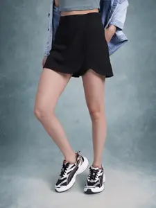 The Roadster Lifestyle Co. Women High-Rise Layered Skorts