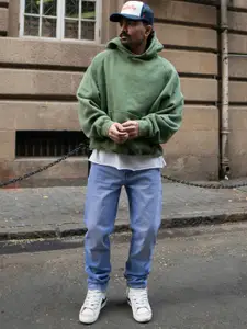 Powerlook Men Pure Cotton Mid-Rise Light Fade Jeans