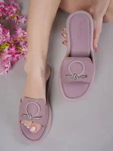 DressBerry Women Open Toe Flats