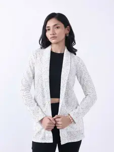 Bonnaty Printed Cotton Open Front Shrug