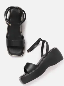 Looper Women Open Toe Wedge Heel Sandals