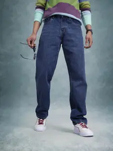 The Roadster Lifestyle Co. Men Relaxed Fit Light Fade Pure Cotton Jeans