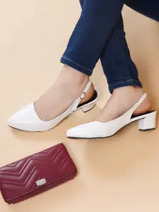 Looper Women PU Work Block pumps