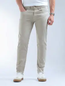 Flying Machine Slash Slim Tapered Fit Mid Rise Jeans