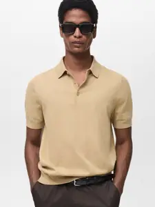 MANGO MAN Polo Collar Slim Fit T-shirt