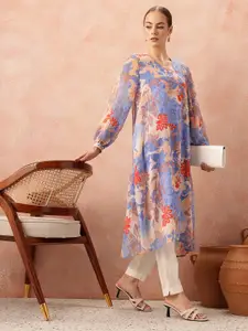all about you Women Floral Printed Kurta