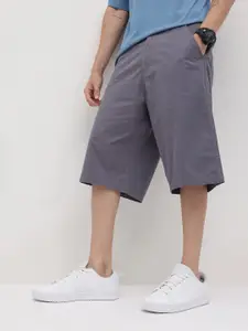 The Roadster Life Co. Men Pure Cotton Loose Fit Bermuda Shorts