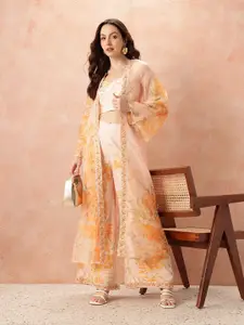 all about you Floral Print Co-Ords & Shrug