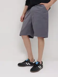 The Roadster Life Co. Men Relaxed Fit Cotton Bermuda Shorts