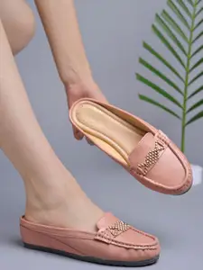 Shoetopia Girls Round Toe Loafers