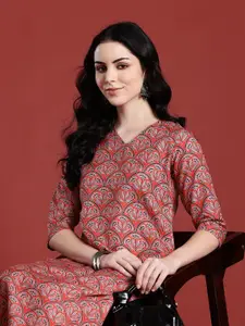 Anouk Ethnic Motifs Print Kurta