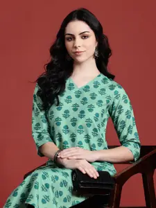 Anouk Ethnic Motifs Print Kurta