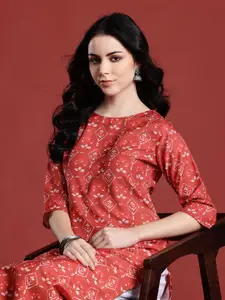 Anouk Ethnic Motifs Print Kurta