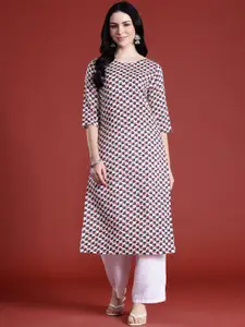 Anouk Ethnic Motifs Printed Straight Kurta