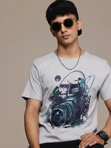 Moda Rapido Men Graphic Printed T-shirt