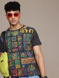 Moda Rapido Men Conversational Printed T-shirt