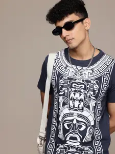 Moda Rapido Men Tribal Graphic Printed T-shirt