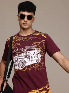 Moda Rapido Men Graphic Printed T-shirt
