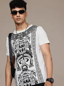 Moda Rapido Men Tribal Graphic Printed T-shirt