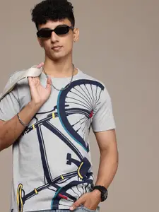 Moda Rapido Men Conversational Printed T-shirt