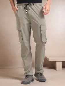 NEVER NEUD Men Relaxed Loose Fit Cargos Trousers