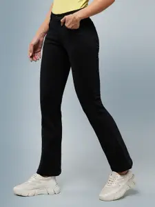 DOLCE CRUDO Women Wide Leg High-Rise Stretchable Jeans