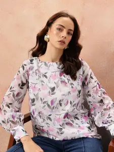 all about you Floral Print Top