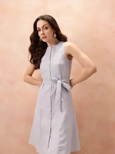 all about you A-Line Dress with Belt