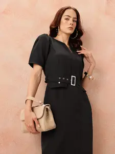 all about you Sheath Midi Dress