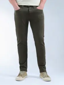 Flying Machine Slash Slim Tapered Fit Mid Rise Jeans