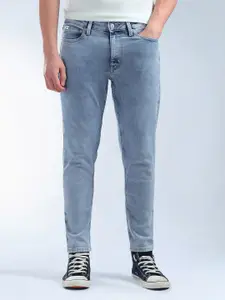 Flying Machine Mankle Relaxed Tapered Light Washed Jeans