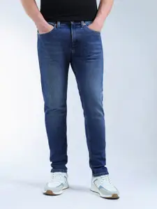 Flying Machine Slash Slim Tapered Fit Mid Rise Jeans