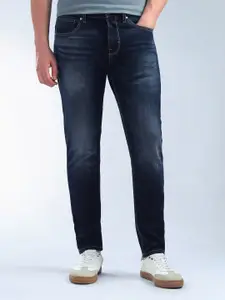 Flying Machine Slash Slim Tapered Fit Mid Rise Jeans