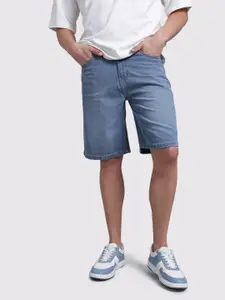 The Roadster Life Co. Men Relaxed Fit Pure Cotton Denim Shorts